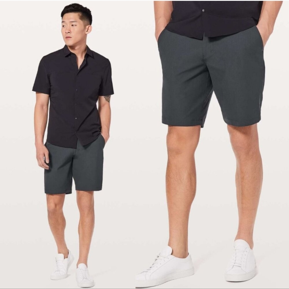 EUC Lululemon Commission Short Slim *Warpstreme 9" Obsidian Size 30‎
